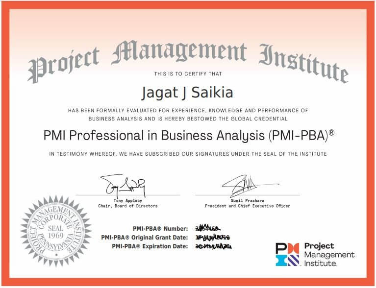 PMI-PBA Exam Prep