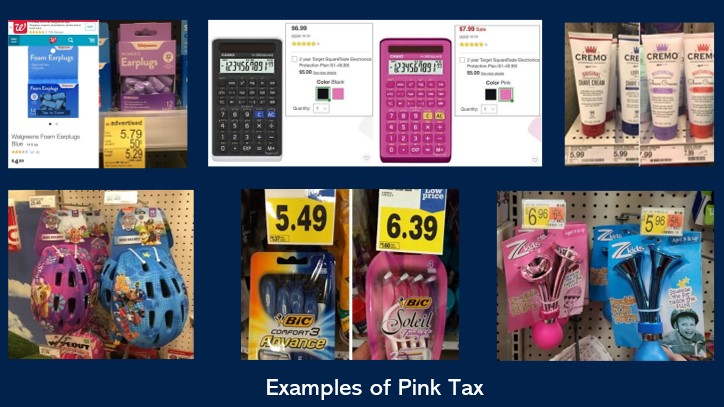 Examples of Pink Tax